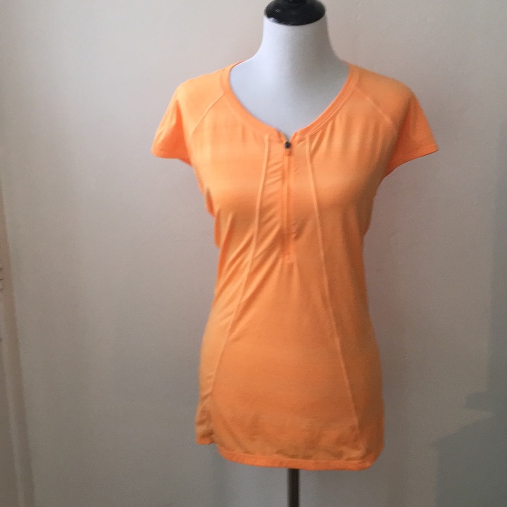 Athleta Orange Rashguard 2x